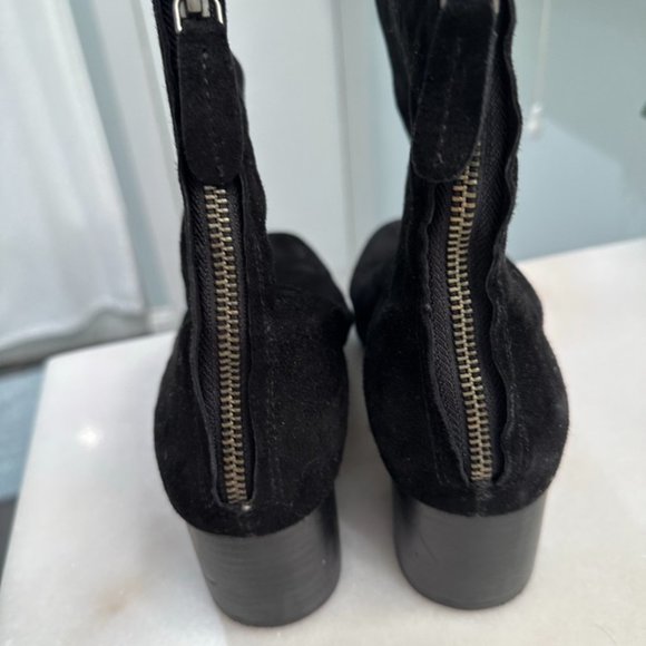 Seychelles ankle boot in black suede size 8.5 - Picture 4 of 7